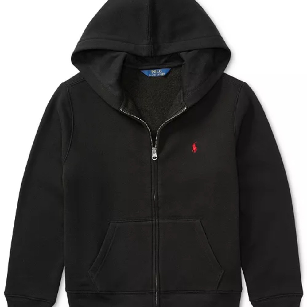 Polo  Ralph Lauren Kids Black Zip-Up Hoodie